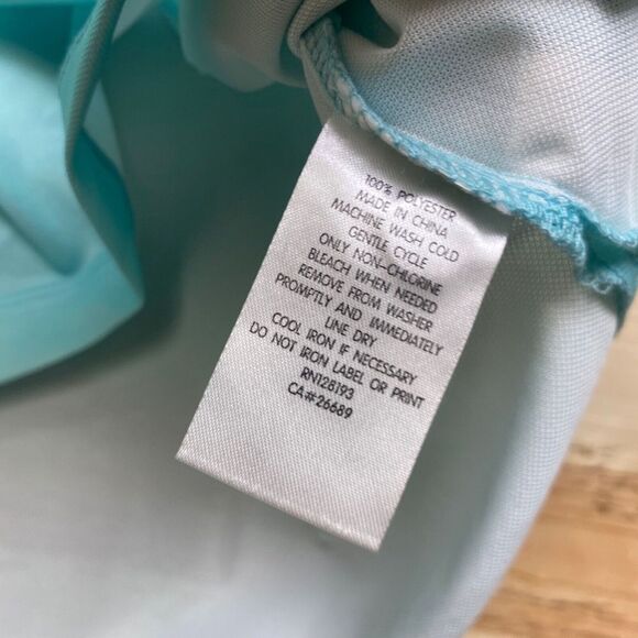 Ping Polo Shirt Large Blue Sensor Cool Performance Golf Tour Modern Fit - Picture 12 of 15